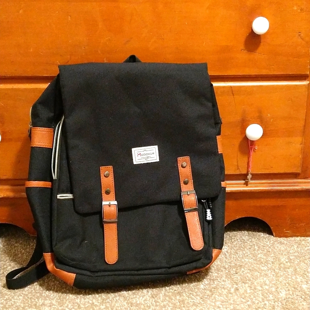 Modoker fashion bag, black and brown